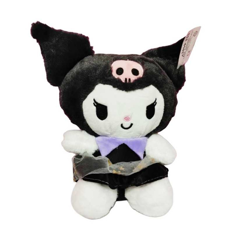 عروسک کرومی یقه بنفش اورجینال با طراحی فانتزی و پارچه نرم، مناسب برای هدیه کودک