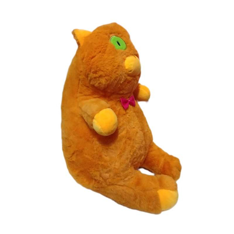 عروسک فانتزی گربه خپل با ارتفاع ۴۰ سانتیمتر، نرم و قابل شستوشو برای بازی کودک
