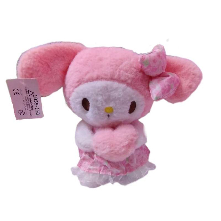 عروسک پولیشی ملودی با رنگهای ملایم و طراحی لطیف، مناسب برای دکور اتاق خواب کودک