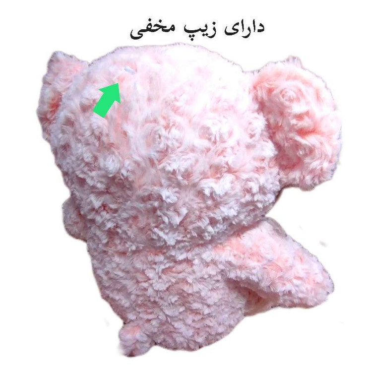 عروسک خرس گلدار با رنگبندی هماهنگ و ظاهر بانمک، مناسب برای لحظات احساسی کودک