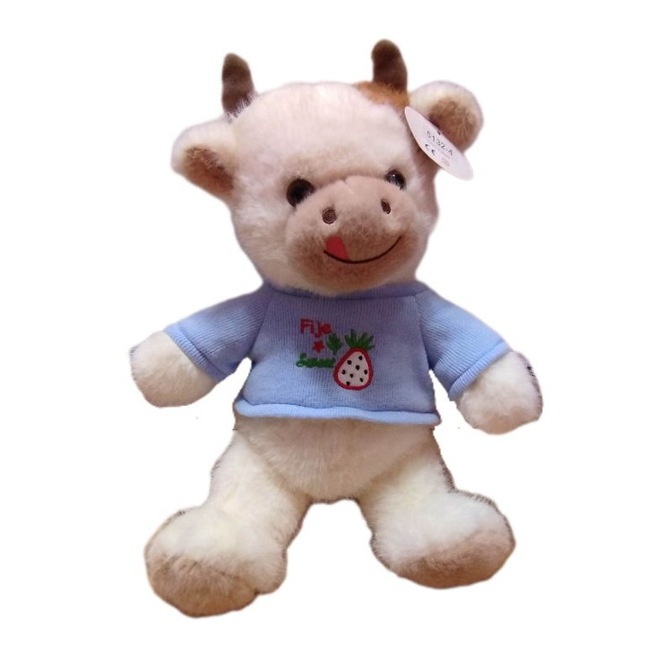 عروسک گوساله لاکچری با طراحی لطیف و چهره بانمک، مناسب برای هدیه کودکانه