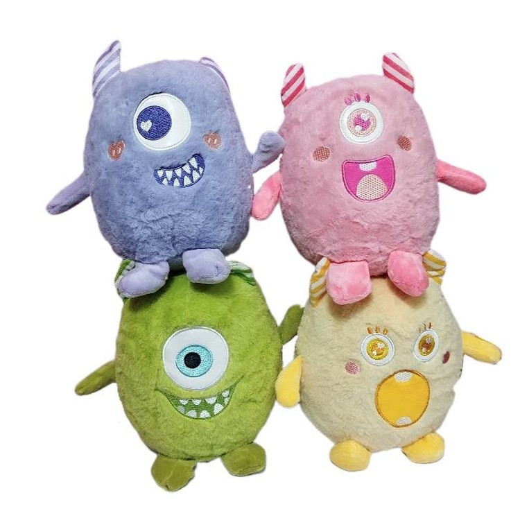 هیولای صورتی با طراحی گوگولی، انتخابی عالی برای هدیه تولد و دکور کودکانه