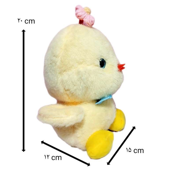 عروسک جوجه گل به سر پولیشی، ضد حساسیت و قابل شستشو